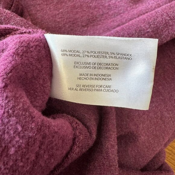 Orvis Womens Purple Sweatshirt L Long Sleeve Crewneck Soft & Stretchy - Picture 5 of 8